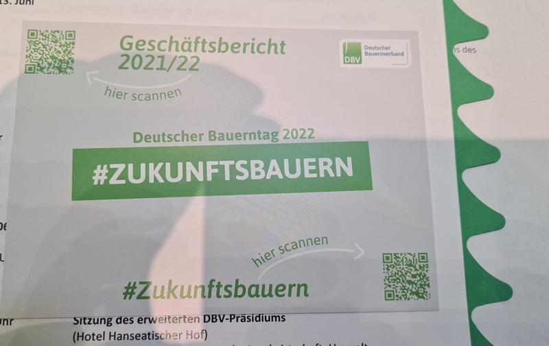 Deutscher Bauerntag (1): Deutscher Bauernverband veröffentlicht digitalen Geschäftsbericht