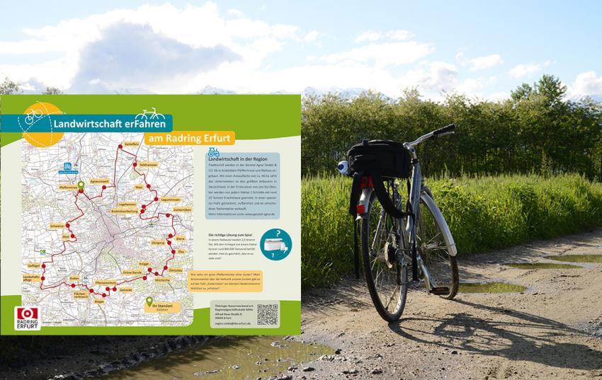 Medieneinladung: Eröffnung des Erfurter Radringes und Einweihung der  landwirtschaftlichen Informationstafeln