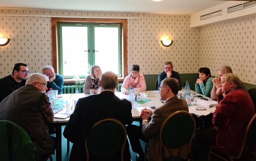 Vorstandssitzung in Mihla (Wartburgkreis mit Landrat Reinhard Krebs