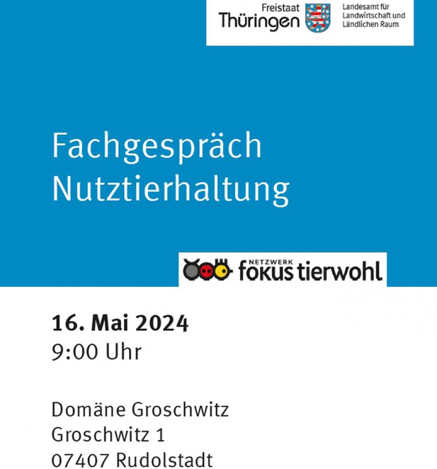 Ankündigung: Fachgespräch Nutztierhaltung