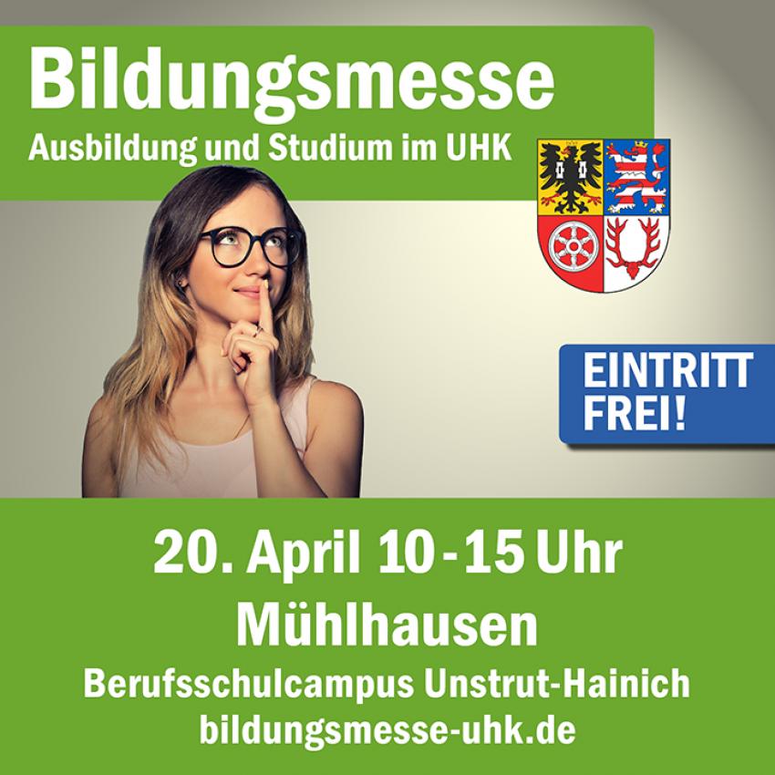 Bildungsmesse: Ausbildung und Studium im Unstrut-Hainich-Kreis