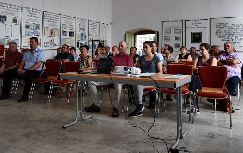Sophie Drexler (3.v.r.) aus dem Thünen-Institut für Agrarklimaschutz in Braunschweig referierte zum Thema Carbon Farming